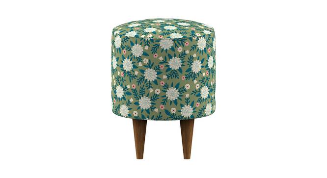 French Pouffe - Spring Marigold Green (Spring Marigold Green) by Urban Ladder - Cross View Design 1 - 554316