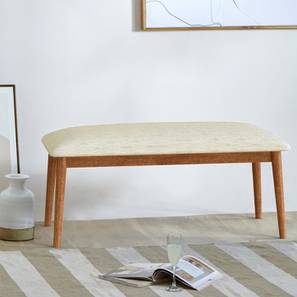 New Arrivals Living Room Furniture Design Jodhpur Bench - Srilanka Ivory (Polished Finish)