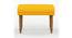 Nawaab Bench Small - Sahara Mustard (Polished Finish) by Urban Ladder - Cross View Design 1 - 554509