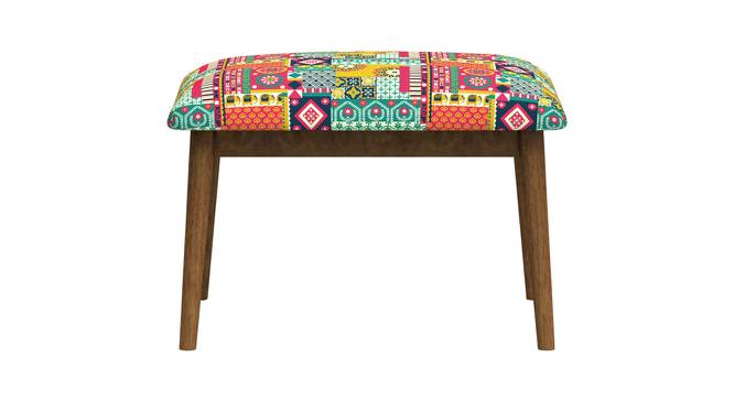 Jodhpur Bench Small- Floral Swirls Red (Polished Finish) by Urban Ladder - Cross View Design 1 - 554510