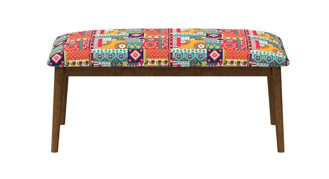 Jodhpur Bench - Floral Swirls Red (Polished Finish) by Urban Ladder - Cross View Design 1 - 554517