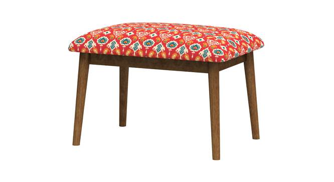 Jodhpur Bench Small -Red Ikkat (Polished Finish) by Urban Ladder - Front View Design 1 - 554526