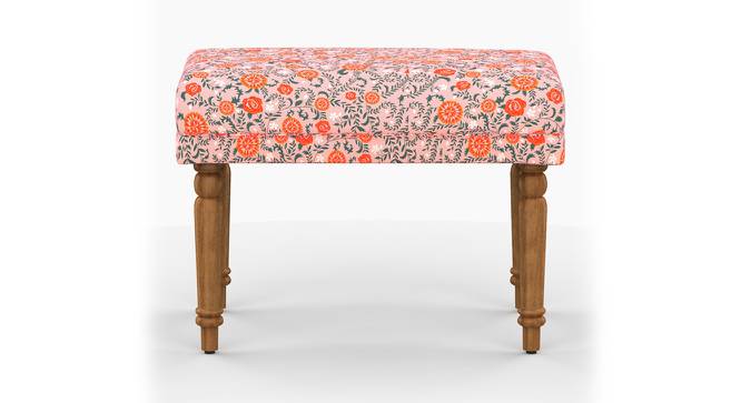 Nawaab Bench Small - Earthy Florals (Polished Finish) by Urban Ladder - Cross View Design 1 - 554606
