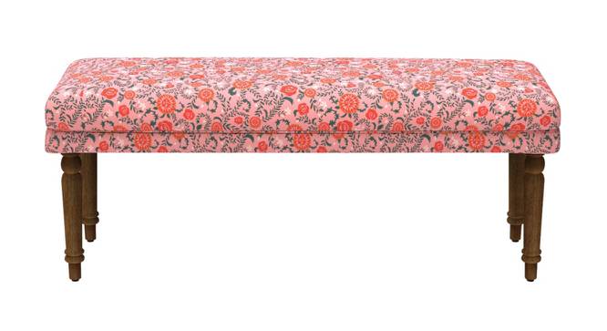 Nawaab Bench - Earthy Florals Peach (Polished Finish) by Urban Ladder - Cross View Design 1 - 554611