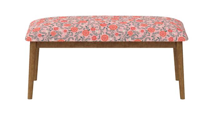Jodhpur Bench - Earthy Florals Peach (Polished Finish) by Urban Ladder - Cross View Design 1 - 554616