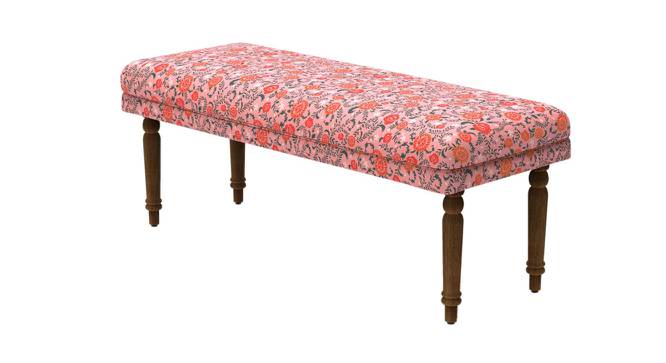 Nawaab Bench - Earthy Florals Peach (Polished Finish) by Urban Ladder - Front View Design 1 - 554625