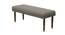 Nawaab Bench - Bangalore Grey (Polished Finish) by Urban Ladder - Front View Design 1 - 554627
