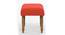 Nawaab Bench Small - Carribean Coral (Polished Finish) by Urban Ladder - Design 1 Side View - 554635