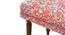 Nawaab Bench - Earthy Florals Peach (Polished Finish) by Urban Ladder - Design 2 Side View - 554654