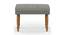 Nawaab Bench Small - Bangalore Grey (Polished Finish) by Urban Ladder - Cross View Design 1 - 555389