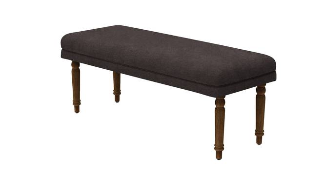 Nawaab Bench - Brown Coal (Polished Finish) by Urban Ladder - Front View Design 1 - 555410