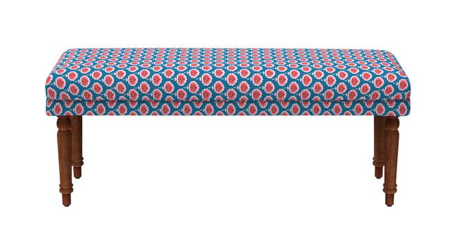 Nawaab Bench - Blue Ikkat (Polished Finish) by Urban Ladder - Cross View Design 1 - 555489