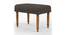 Nawaab Bench Small - Brown Coal (Polished Finish) by Urban Ladder - Front View Design 1 - 555500
