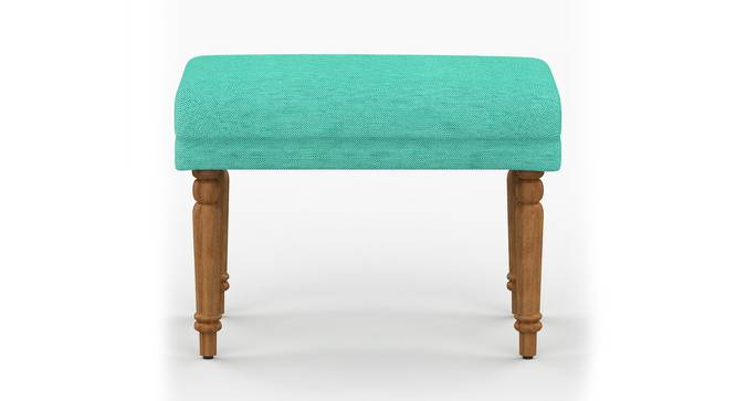 Nawaab Bench Small - Maldivian Teal (Polished Finish) by Urban Ladder - Cross View Design 1 - 555588