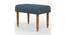 Nawaab Bench Small - Sailor Blue (Polished Finish) by Urban Ladder - Front View Design 1 - 555606