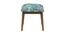 Jodhpur Bench Small - Spring Bloom Teal (Polished Finish) by Urban Ladder - Design 1 Side View - 555623