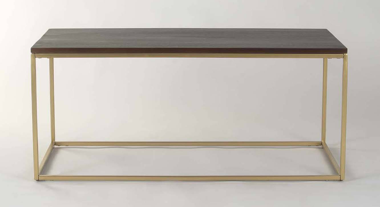 Windsor Rectangular Metal Coffee Table in Powder Coating Finish Urban