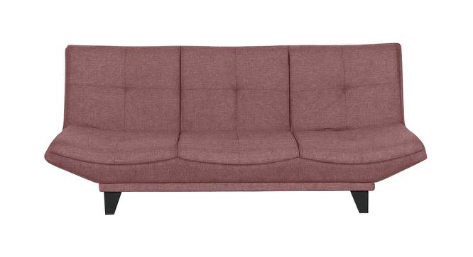 Ken Sofa cum Bed with Mattress in Pink Colour (Pink) by Urban Ladder - Front View Design 1 - 556194