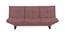 Ken Sofa cum Bed with Mattress in Pink Colour (Pink) by Urban Ladder - Front View Design 1 - 556194