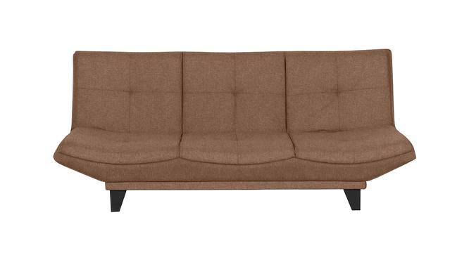 Ken Sofa cum Bed with Mattress in Brown Colour (Brown) by Urban Ladder - Front View Design 1 - 556195