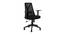 Libra Foam Swivel Office Chair in Black Colour (Black) by Urban Ladder - Front View Design 1 - 556205
