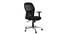 Matrix Foam Swivel Office Chair in Black Colour (Black) by Urban Ladder - Front View Design 1 - 556208