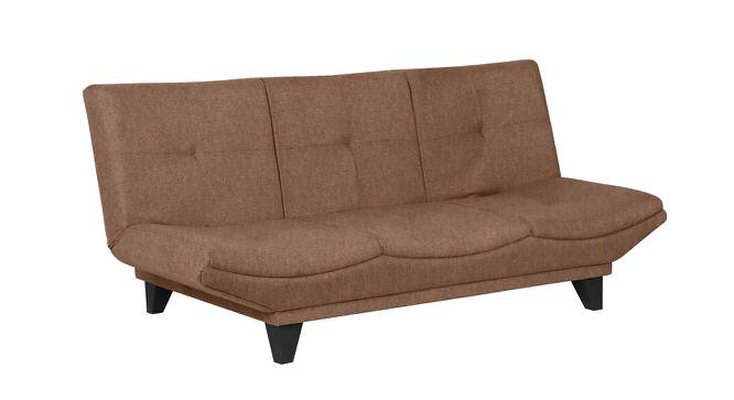 Ken Sofa cum Bed with Mattress in Brown Colour (Brown) by Urban Ladder - Cross View Design 1 - 556211