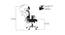 Jazz Foam Swivel Office Chair with Headrest in Black Colour (Black) by Urban Ladder - Design 1 Side View - 556236