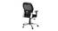 Matrix Foam Swivel Office Chair in Black Colour (Black) by Urban Ladder - Design 1 Side View - 556240