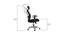 Matrix Torin Foam Swivel Office Chair with Headrest in Black Colour (Black) by Urban Ladder - Design 1 Close View - 556255