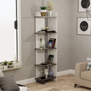 Bookshelf Design Tisha Engineered Wood Bookshelf in Melamine Finish