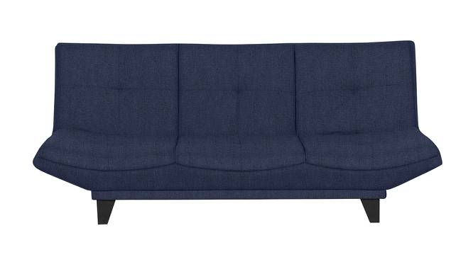 Ken Sofa cum Bed with Mattress in Blue Colour (Blue) by Urban Ladder - Front View Design 1 - 556304