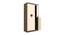 Calypso Engineered Wood 3 Door Wardrobe in Walnut & Beige Finish (Melamine Finish) by Urban Ladder - Cross View Design 1 - 556314