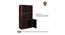 Ibis Engineered Wood Bookshelf in Wenge Finish (Melamine Finish) by Urban Ladder - Rear View Design 1 - 556383