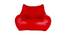 Kalinda Bean bag (Red, XXXL Bean Bag Size, without beans Bean Bag Type) by Urban Ladder - Cross View Design 1 - 556513
