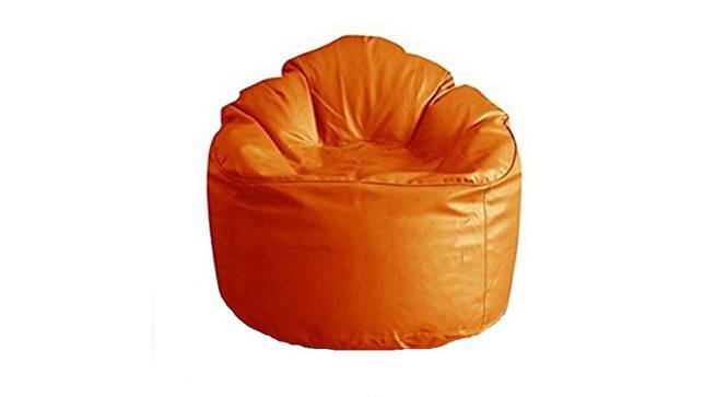 Sansa Bean bag (Orange, XXXL Bean Bag Size, without beans Bean Bag Type) by Urban Ladder - Cross View Design 1 - 556520