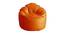 Sansa Bean bag (Orange, XXXL Bean Bag Size, without beans Bean Bag Type) by Urban Ladder - Cross View Design 1 - 556520