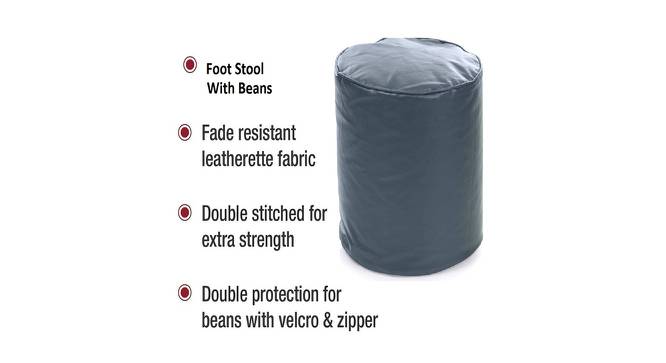 Leroy Bean bag (Grey, without beans Bean Bag Type, M Bean Bag Size) by Urban Ladder - Front View Design 1 - 556550