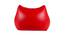 Kalinda Bean bag (Red, XXXL Bean Bag Size, without beans Bean Bag Type) by Urban Ladder - Design 2 Side View - 556560