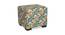 Rhys OTTOMAN (Green & Yellow) by Urban Ladder - Front View Design 1 - 556641