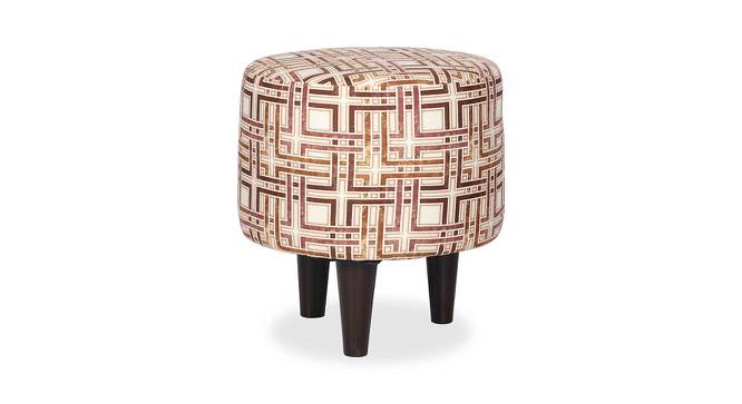 Elaine OTTOMAN (White Gold) by Urban Ladder - Front View Design 1 - 556643