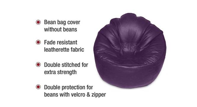 Sun Bean bag (Purple, XXXL Bean Bag Size, without beans Bean Bag Type) by Urban Ladder - Front View Design 1 - 556648