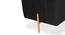 Poppy OTTOMAN (Black) by Urban Ladder - Design 1 Side View - 556657