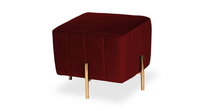 Astrid OTTOMAN (Maroon) by Urban Ladder - Front View Design 1 - 556728