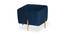 Rory OTTOMAN (Blue) by Urban Ladder - Front View Design 1 - 556733