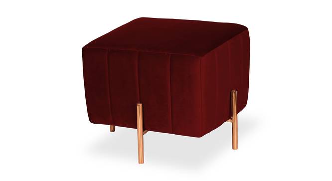 Celine OTTOMAN (Maroon) by Urban Ladder - Front View Design 1 - 556734