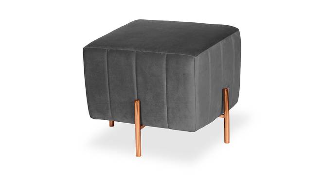 Kamryn OTTOMAN (Grey) by Urban Ladder - Front View Design 1 - 556735