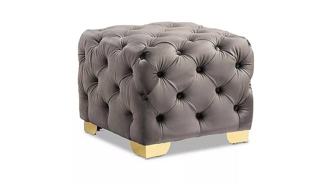 Emma OTTOMAN (Grey) by Urban Ladder - Front View Design 1 - 556739