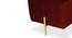 Astrid OTTOMAN (Maroon) by Urban Ladder - Design 1 Side View - 556746
