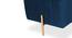 Rory OTTOMAN (Blue) by Urban Ladder - Design 1 Side View - 556751